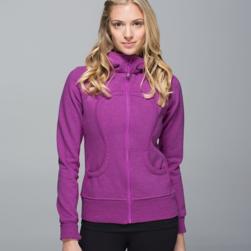 Lululemon Scuba Hoodie II
Heathered Marled Ultra Violet / Ultra Violet Size 12